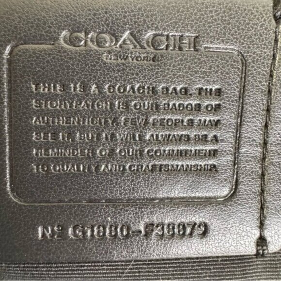 Coach Lexy Pebble Leather Shoulder Hobo Bag Gunmetal - Picture 7 of 15